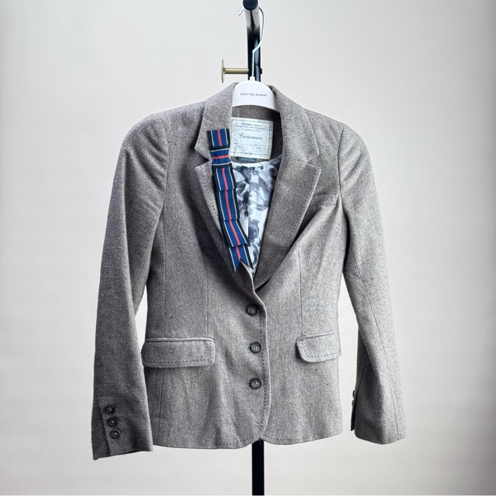 Cartonnier Tweed Blazer – Size 0 – Anthropologie – Rare Style - Picture 1 of 13